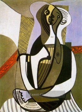 Woman Sitting 1927 cubist Pablo Picasso Ölgemälde